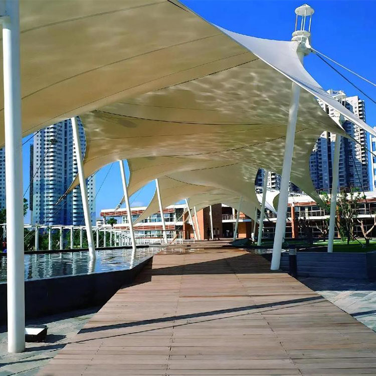 鄢陵县膜结构景观棚