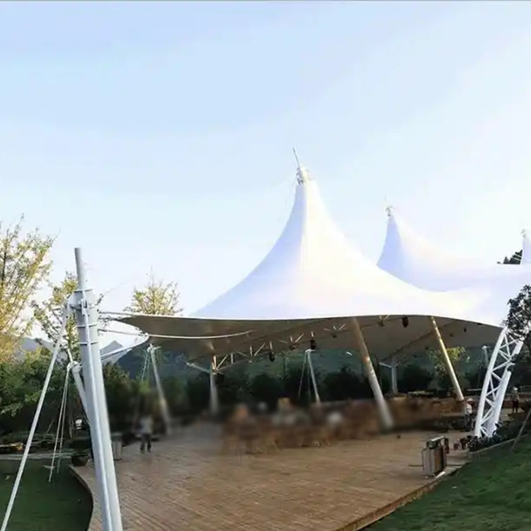 鄢陵县膜结构景观棚