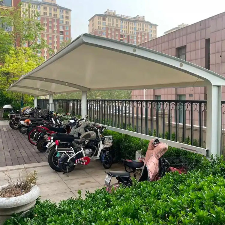 鄢陵县膜结构电动车棚